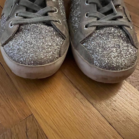 Silver Glitter Golden Goose Supertar - Picture 7 of 8